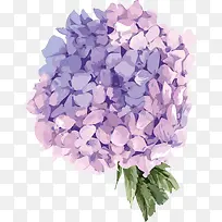 紫色的中式艺术插花