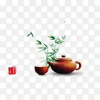 茶杯图案免抠素材