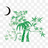 新竹竹子素材 绿色竹子