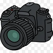 手绘的相机简笔画