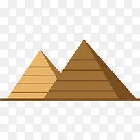 矢量图漂亮的金字塔