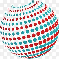 椭圆立体球扁平化立体球