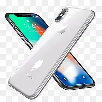 银色黑色iphonexs手机元素