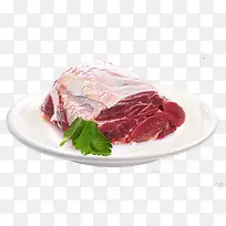 冷冻牛腿肉微距摄影