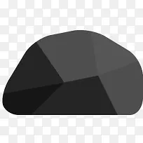 矿石黑色岩石山石