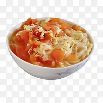 番茄鸡蛋汤面条一碗