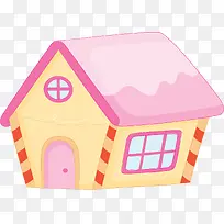 粉红屋顶蛋糕小屋