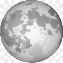 俯瞰的月球表面