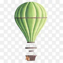 绿色的热气球