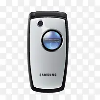 手绘翻盖三星手机矢量图