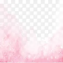 粉色水彩花纹素材