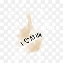 飞溅的牛奶饮品素材图