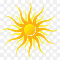 太阳光线矢量图