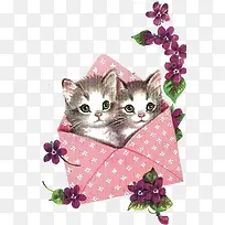 信封花朵