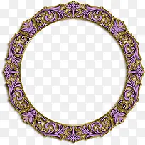 欧式紫色圆环