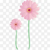 矢量图粉色的花朵