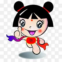 福娃宝宝笑