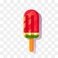 红绿色夏季冰淇淋冷饮