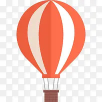 彩色热气球世界旅游设计图标素材