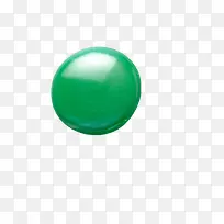 绿色几何圆形图钉