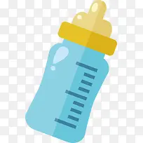 婴儿物品奶瓶图标矢量素材