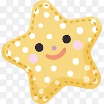 婴儿物品小星星贴图图标矢量素材