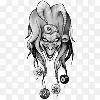 恶魔小丑头像
