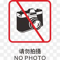 请勿拍照地铁标识大全