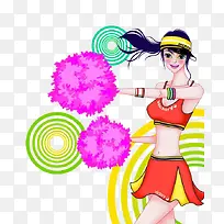 运动美女素材图