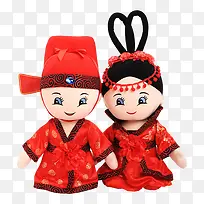 中式可爱人形婚礼娃娃