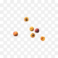 开核的杏子水果