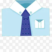 父亲节服装领带促销矢量素材
