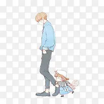 不舍的离别漫画