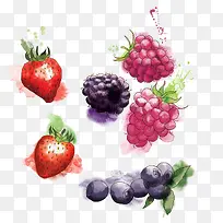 彩绘各种水果