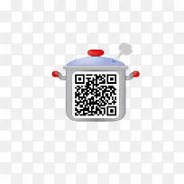 电饭煲创意个性二维码