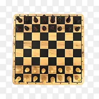 黄色国际象棋盘
