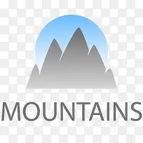 山峰logo设计素材图