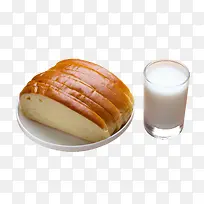 牛奶面包早餐