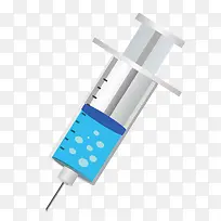 卡通手绘疫苗针筒