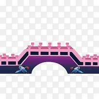 粉红色鹊桥