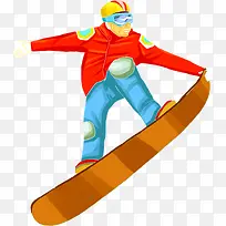 滑板车运动少年