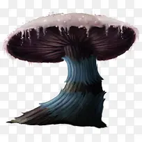 卡通暗黑蘑菇菌类