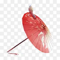红色雨伞图标