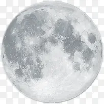 灰色月球表面