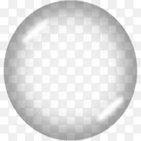 白色透明圆球