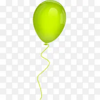 绿色卡通亮光气球