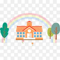 彩虹英语学校建筑