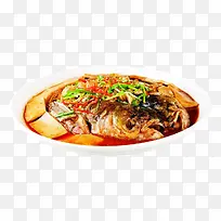 美味鱼头豆腐汤食品图片