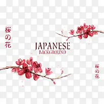 JAPANESE桃花图片素材