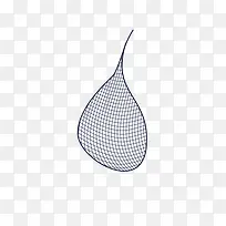 卡通手绘渔网捕鱼插画